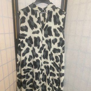 Ashley Stewart, Size18/20, Black/Cream/Grey pullover duster